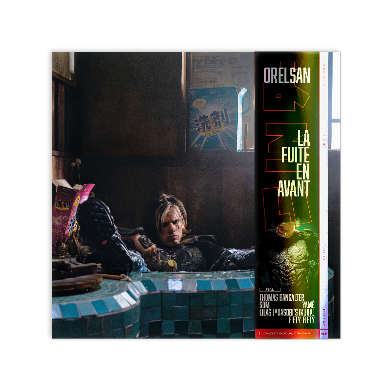 Pochette vinyle La fuite en avant d'Orelsan